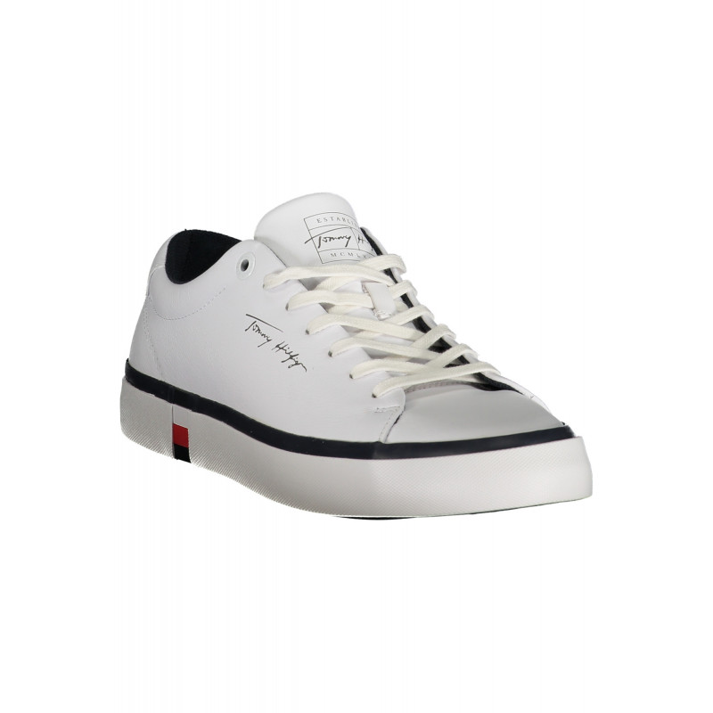 TOMMY HILFIGER MEN'S WHITE SPORTS SHOES