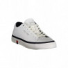 CHAUSSURES DE SPORT BLANCHES TOMMY HILFIGER POUR HOMMES