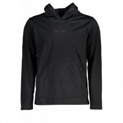 CALVIN KLEIN MEN'S BLACK ZIPLESS SWEATSHIRT
