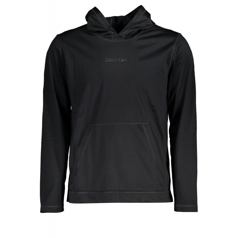 CALVIN KLEIN MEN'S BLACK ZIPLESS SWEATSHIRT