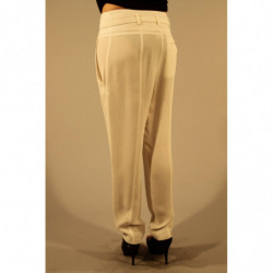 PATRIZIA PEPE PANTALON FEMME BLANC