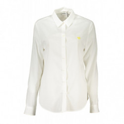 DESIGUAL WOMEN'S LONG SLEEVE SHIRT WHITE