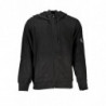 CALVIN KLEIN HERREN-SWEATSHIRT MIT SCHWARZEM ZIP