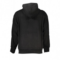 SUDADERA CALVIN KLEIN HOMBRE NEGRA CREMALLERA