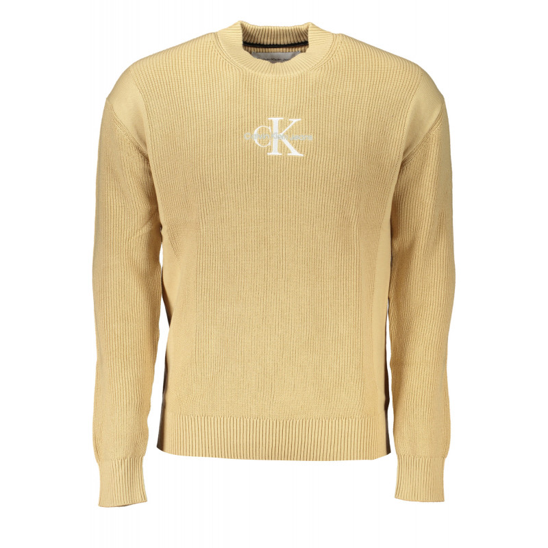 CALVIN KLEIN MEN'S BEIGE SWEATER