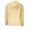 CALVIN KLEIN MEN'S BEIGE ZIPLESS SWEATSHIRT