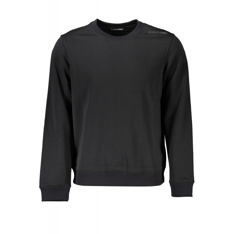 SUDADERA SIN CREMALLERA NEGRA DE HOMBRE CALVIN KLEIN