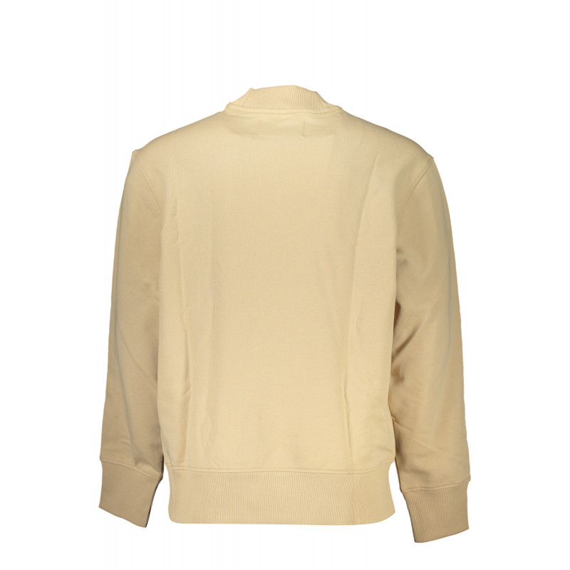 SUDADERA SIN CREMALLERA BEIGE HOMBRE CALVIN KLEIN