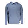 SWEAT-SHIRT SANS FERMETURE ÉCLAIR BLEU CALVIN KLEIN POUR HOMMES