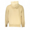CALVIN KLEIN MEN'S BEIGE ZIP SWEATSHIRT