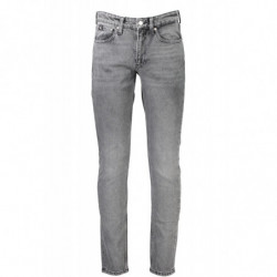 CALVIN KLEIN HERREN-JEANS AUS GRAUEM DENIM