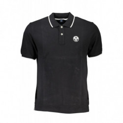 POLO MANGA CORTA HOMBRE NEGRO NORTH SAILS