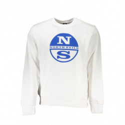 NORTH SAILS FELPA SENZA ZIP UOMO BIANCO