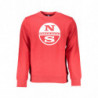 NORTH SAILS FELPA SENZA ZIP UOMO ROSSO