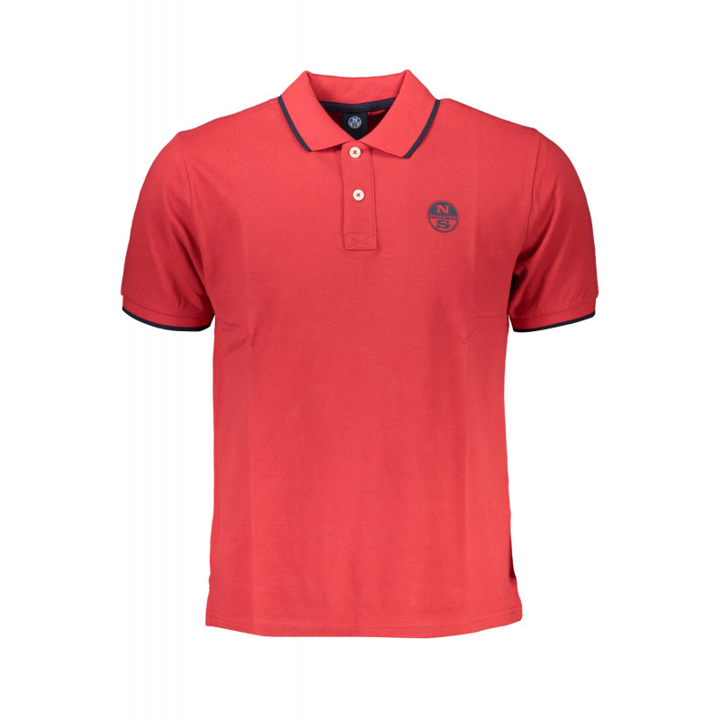 NORTH SAILS HERREN-POLOSHIRT MIT KURZÄRMELN, ROT
