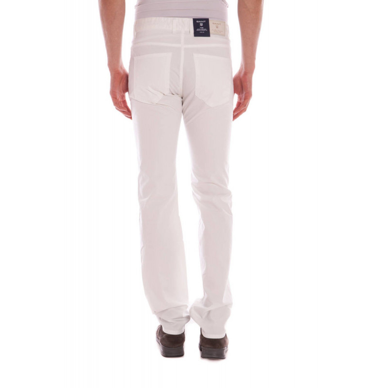 GANT PANTALONE UOMO BIANCO