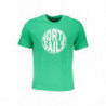 NORTH SAILS GREEN MEN'S SHORT SLEEVED T-SHIRT