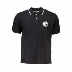 NORTH SAILS SCHWARZES KURZÄRMELIGES POLOSHIRT FÜR HERREN