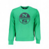 NORTH SAILS GRÜNES HERREN-SWEATSHIRT MIT REISSVERSCHLUSS