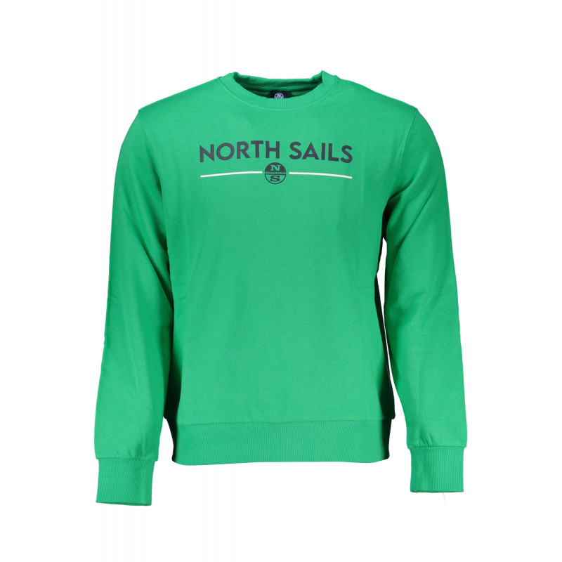 NORTH SAILS GRÜNES HERREN-SWEATSHIRT MIT REISSVERSCHLUSS