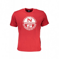 CAMISETA MANGA CORTA HOMBRE NORTH SAILS ROJA