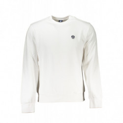 NORTH SAILS MEN'S WHITE ZIPLESS SWEATSHIRT