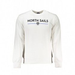 NORTH SAILS WEISSES SWEATSHIRT FÜR HERREN MIT REISSVERSCHLUSS