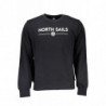 SUDADERA DE HOMBRE NEGRA CON CREMALLERA NORTH SAILS