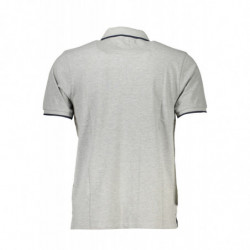 POLO MANGA CORTA HOMBRE GRIS NORTH SAILS