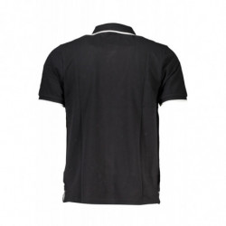 NORTH SAILS SCHWARZES KURZÄRMELIGES POLOSHIRT FÜR HERREN