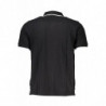 NORTH SAILS SCHWARZES KURZÄRMELIGES POLOSHIRT FÜR HERREN