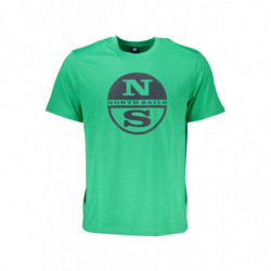 NORTH SAILS GREEN MEN'S SHORT SLEEVED T-SHIRT