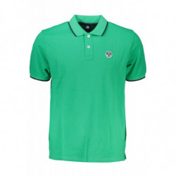 NORTH SAILS GRÜNES KURZÄRMELIGES POLOSHIRT FÜR HERREN