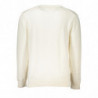 TOMMY HILFIGER MEN'S WHITE SWEATER