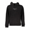 TOMMY HILFIGER MEN'S BLACK ZIPLESS SWEATSHIRT