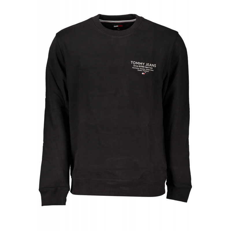 TOMMY HILFIGER SCHWARZES HERREN-SWEATSHIRT MIT REISSVERSCHLUSS