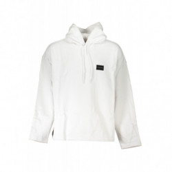 SWEAT-SHIRT SANS FERMETURE ÉCLAIR BLANC CALVIN KLEIN POUR HOMMES