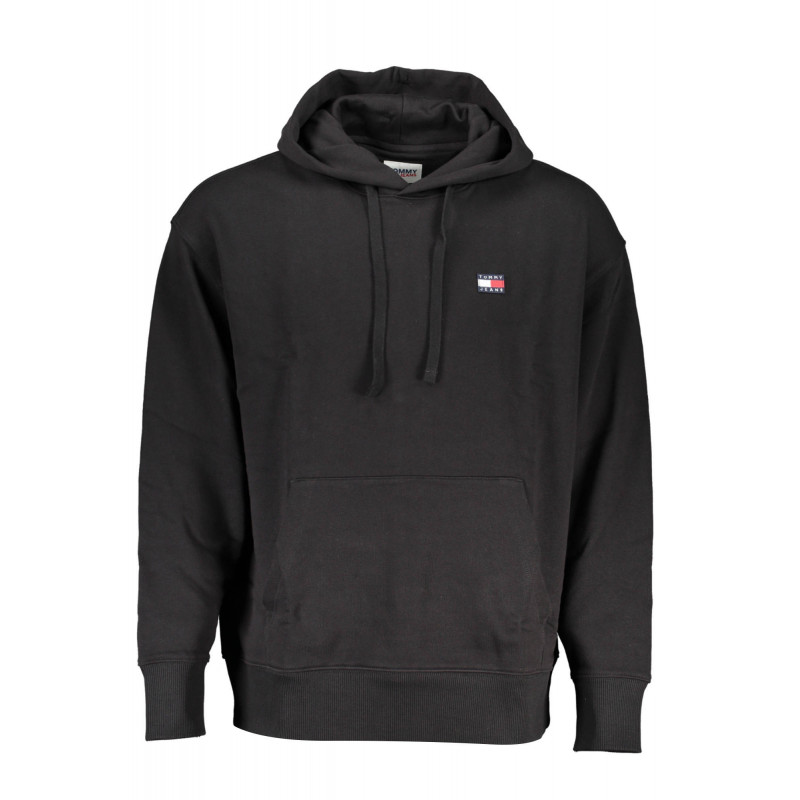 SWEAT-SHIRT SANS FERMETURE ÉCLAIR NOIR TOMMY HILFIGER POUR HOMMES