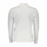 LA MARTINA MEN'S WHITE LONG SLEEVE POLO SHIRT