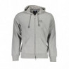 LA MARTINA MEN'S GRAY ZIP SWEATSHIRT