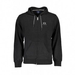 LA MARTINA MEN'S BLACK ZIP SWEATSHIRT