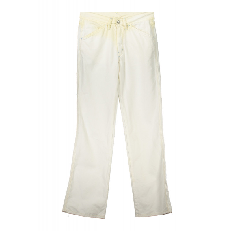 DIESEL MEN'S WHITE PANTS