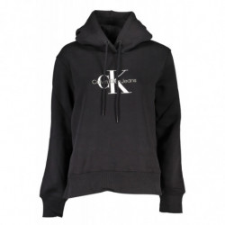 SWEAT-SHIRT SANS FERMETURE ÉCLAIR POUR FEMME CALVIN KLEIN NOIR