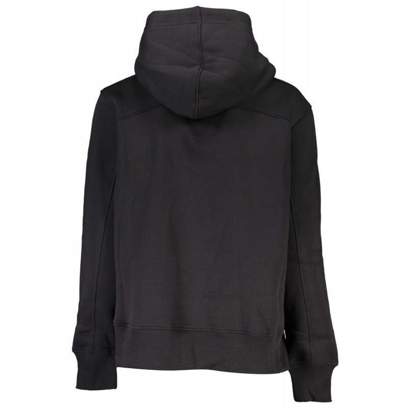SUDADERA MUJER SIN CREMALLERA CALVIN KLEIN NEGRO