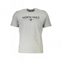 NORTH SAILS MEN'S SHORT SLEEVED T-SHIRT GRAY
