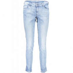 GUESS JEANS JEANS DENIM WOMAN LIGHT BLUE