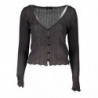 GUESS JEANS GRAUER CARDIGAN FÜR DAMEN