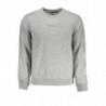 SWEAT-SHIRT SANS FERMETURE ÉCLAIR GRIS CALVIN KLEIN POUR HOMMES