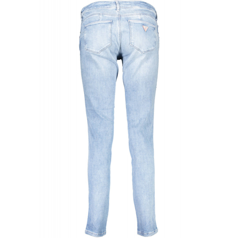 GUESS JEANS JEANS DENIM WOMAN LIGHT BLUE