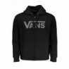 VANS MEN'S BLACK ZIP SWEATSHIRT